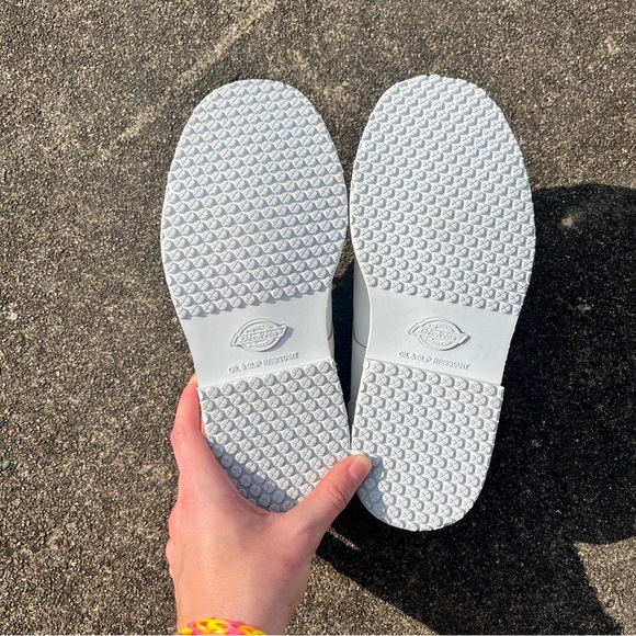 White Womens Dickies Work Shoes/Boots Size 8.5W good condition - Picture 7 of 8